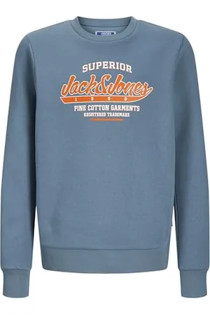 JACK & JONES Jjelogo Sweat Crew 2 Col 24/25 Noos Mni Garçon Maillot de survêtement, , 128