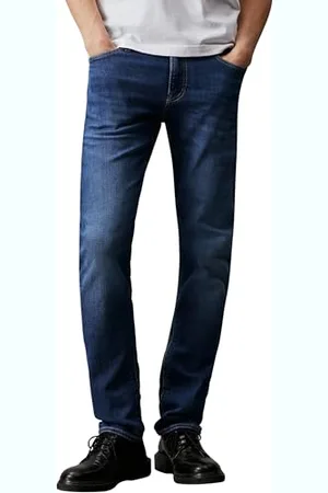 Calvin Klein Jeans Homme Slim Fit, Bleu (Denim Dark), 33W/30L