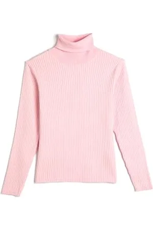 Koton Turtle Neck Sweater Long Sleeve Ribbed, Pull-Over Filles,