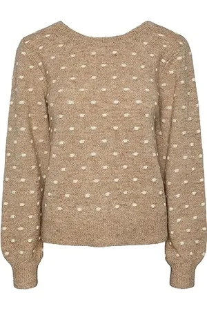 Pieces® Pcjessica Ls Reversible Knit BC Pull-Over, , L Femme