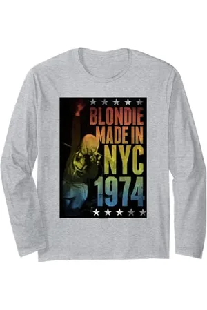 Blond Amsterdam Rainbow Made in NYC 1974 Vintage Band Manche Longue