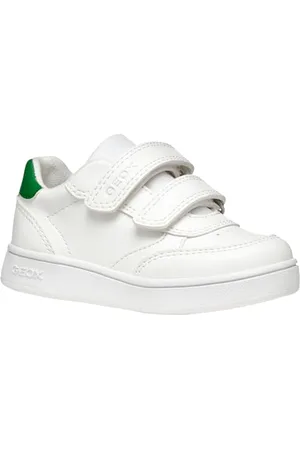 Geox Bébé garçon B ECLYPER Boy A Basket, White/Green, 21 EU