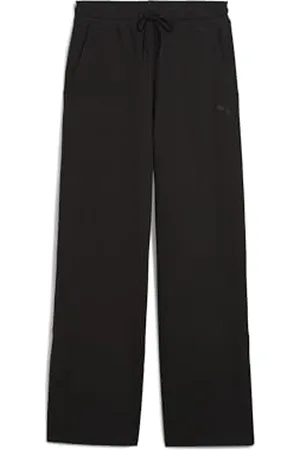 PUMA Her Comfort High-Waist Straight Pants, Pantalon tricoté Femme, Black, XL