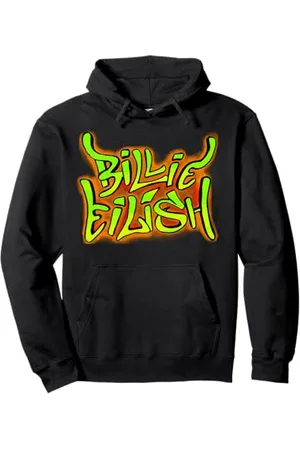 Billie Eilish Logo Impression Style Unique Musique Sweat à Capuche