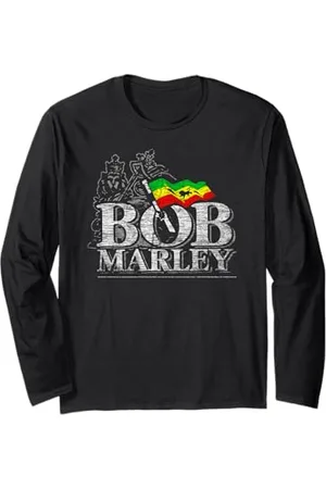 Bob Marley Musique emblématique Reggae Old School Style Manche Longue