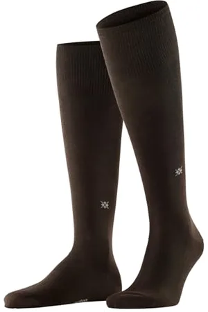 Burlington Dublin M Kh coton unies 1 paire, Chaussettes longues Homme, , 40-46
