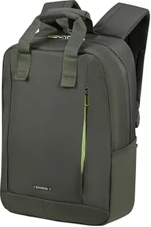 Samsonite Guardit Classy - MotherpopRucksack avec poignées 14,1 pouces, 38 cm, 15,5 L, taille (Gunmetal Green)