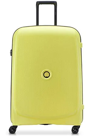 Delsey Belmont Plus - Valise Grande Taille Rigide Matière Recyclée et Recyclable - 76x52x32 cm - 102 litres - L - Vert