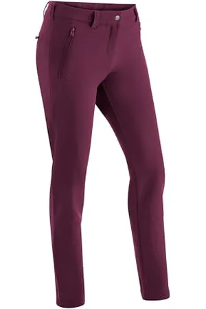 Maier Sports Helga Slim Pantalon de randonnée Chaud pour Femme - Imperméable - pour Trekking et randonnée - Coupe ajustée - sans PFC - Technologie mSTRETCH Pro 2 & Dryprotec