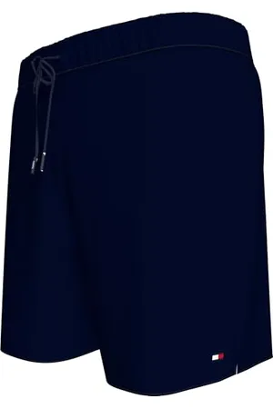 Tommy Hilfiger Short de Bain Homme Medium Drawstring avec Logo, Bleu (Desert Sky), XXL