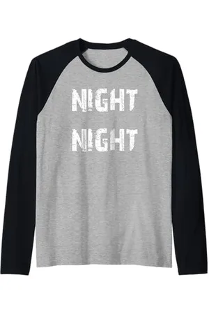 Buy Cool Shirts Nuit Manche Raglan