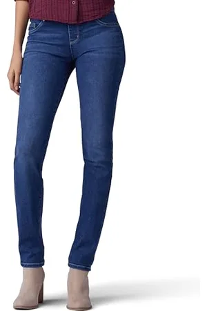 Lee Jean Sculptant pour Femme Coupe Slim - Bleu - 38 Court