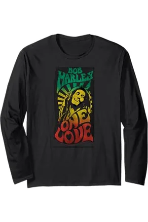 Bob Marley Affiche emblématique de la musique One Love Relax Manche Longue