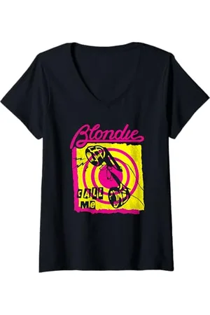 Blond Amsterdam Femme Call Me Colorful Vintage Band T-Shirt avec Col en V