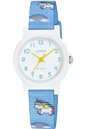 Lorus Fille Analogique Quartz Montre avec Bracelet en Nylon RRX47JX9