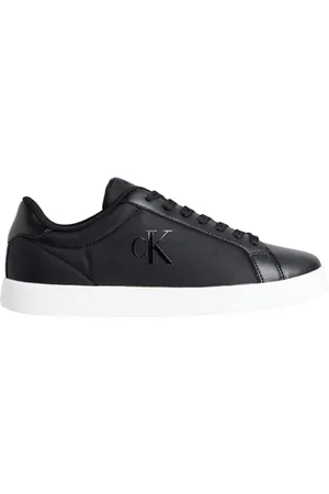Calvin Klein Baskets Cupsole Femme Basses, Noir (Black/Bright White), 38