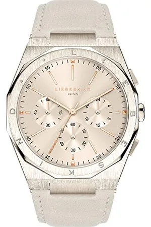 liebeskind Mixte Analogique Quartz Montre avec Bracelet en Cuir LT-0362-LC