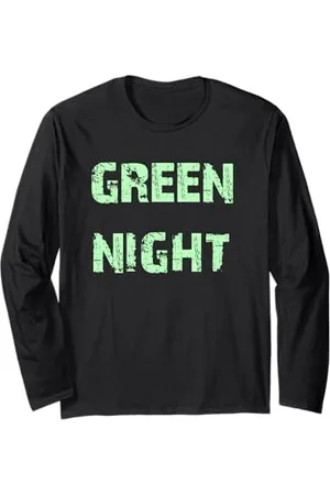 Buy Cool Shirts Nuit verte Manche Longue