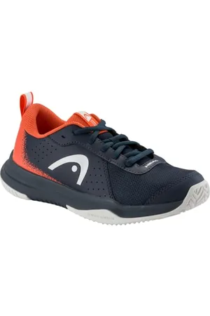 Head Mixte Enfant Sprint Court 4.0 Junior Basket, Bleu foncé/Rouge, 35 EU