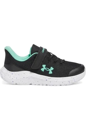 Under Armour Filles Pursuit 4, chaussures de sport filles avec bande auto-agrippante, baskets pour enfants en tissu respirant avec semelle intérieure matelassée