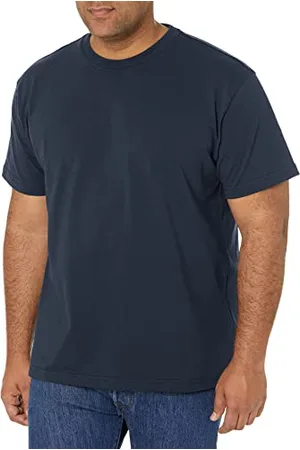 Dickies Homme, T-SHIRT MANCHES COURTES EN TISSU LOURD COUPE DÉCONTRACTÉE, NAVY FONCÉ, XL
