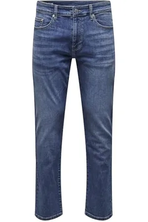 Only & Sons Onsweft Reg. M. Blue 6755 DNM Jeans Noos Slim fit, Bleu Moyen (Denim Bleu Moyen), 28 W/32 L Homme