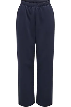 ONLY Onlsweat Pants Relaxed SWT Noos Pantalon de Jogging, Bleu Marine, S Femmes