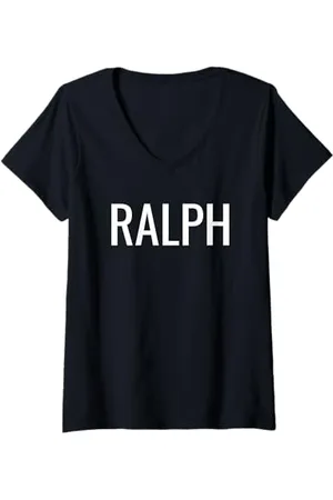 Ralph Lauren Femme T-Shirt avec Col en V