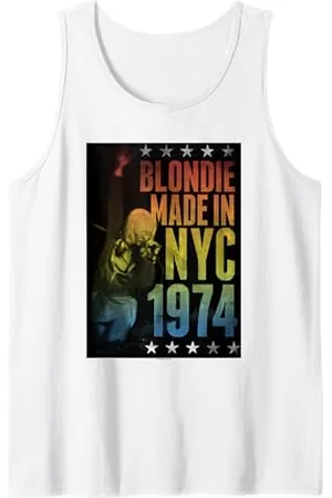 Blond Amsterdam Rainbow Made in NYC 1974 Vintage Band Débardeur
