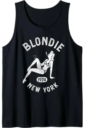 Blond Amsterdam 1974 New York Pin Up Girl Vintage Band Débardeur