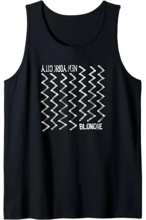 Blond Amsterdam New York City Zig Zag Pattern Vintage Band Débardeur