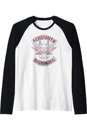 Aerosmith Boston Pride Rock Band Musique Oeuvre Manche Raglan