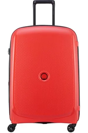 Delsey Belmont Plus - Valise soute Rigide Matière Recyclée et Recyclable 70x47x31 cm - 80 L - L - Rouge
