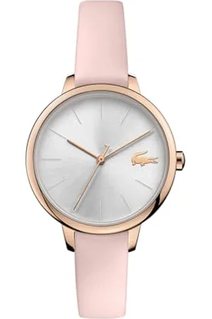 Lacoste Montre Analogique à Quartz pour Femme Collection Cannes avec Bracelet en Cuir - 2001101