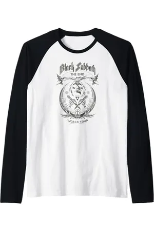 Black Sabbath Iconic The End World Tour Graphique Manche Raglan