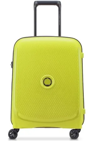 Delsey Belmont Plus - Valise Cabine Rigide Matière Recyclée et Recyclable 55x40x20 cm - 33 L - S - Vert