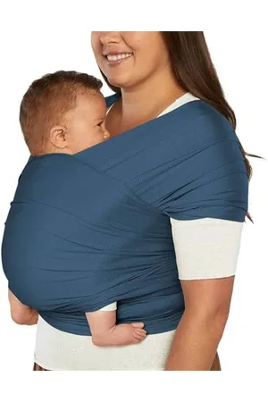 Ergobaby Écharpe de portage pour nouveau-nés de la naissance à 11,3 kg, écharpe de portage Aura Mesh en polyester recyclé et élasthanne, écharpe de portage unisexe