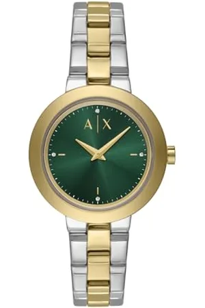 Armani Exchange Femmes Analogique Quartz Montre avec Bracelet en Acier Inoxydable AX5176