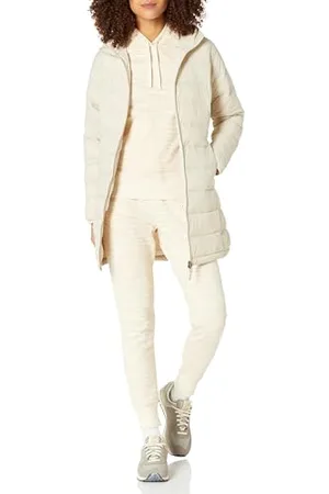 Amazon Doudoune à Capuche compacte légère, imperméable et empaquetable, Coupe Classique (Disponible en Grande Taille) Femme, , XL