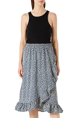 ONLY Femme Onlolivia Portefeuille Longue avec Nœuds Jupe, , L EU