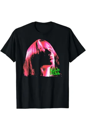 Billie Eilish Impresion d’art emblématique de la musique pop T-Shirt