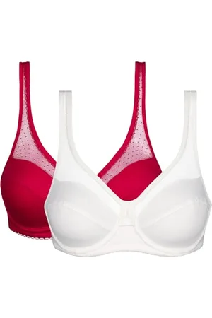 Dim Soutien-Gorge Femme avec Armatures Generous Coton Bio Confortable x2