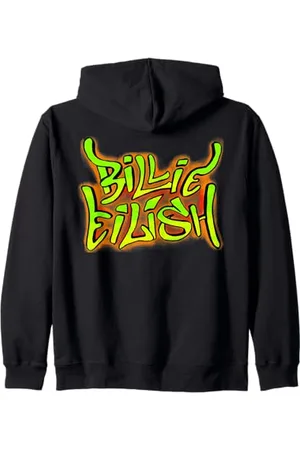Billie Eilish Logo Impression Style Unique Musique Sweat à Capuche