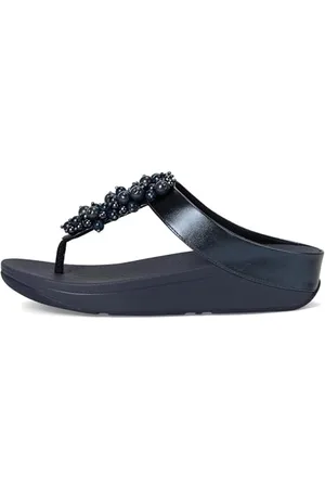 FitFlop Femme Fino Bauble-Bead Toe-Post Sandals, , 39 EU