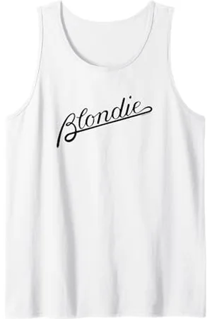 Blond Amsterdam Script Logo Vintage Band Débardeur