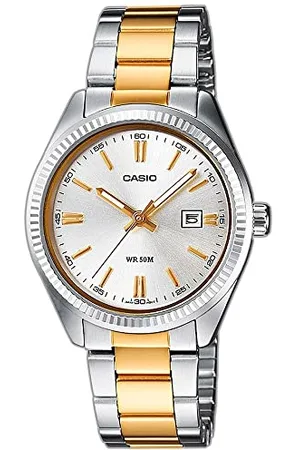 Casio Femmes Analogique Quartz Montre avec Bracelet en Acier Inoxydable LTP-1302PSG-7AVEF