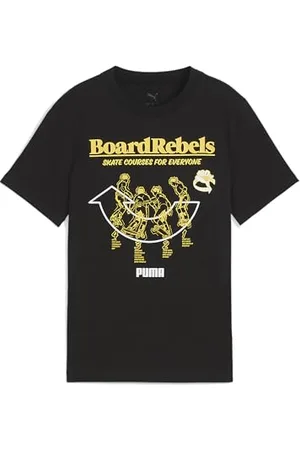 PUMA MID90S Graphic Tee I B, T-Shirts Garçon, Black, 140