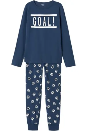 NAME IT NKMNIGHTSET Football Noos Ensemble de Nuit, 134-140 Garçon