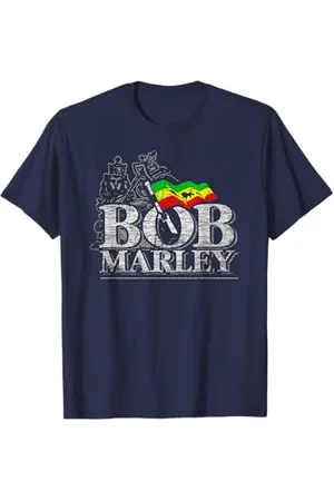 Bob Marley Musique emblématique Reggae Old School Style T-Shirt