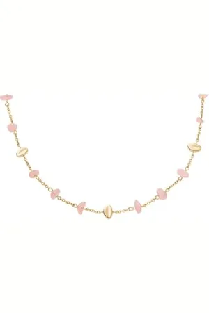 Skagen Anja Quartz SKJ1865710 Collier en acier inoxydable doré pour femme, taille unique, Acier inoxydable, Pas de gemme